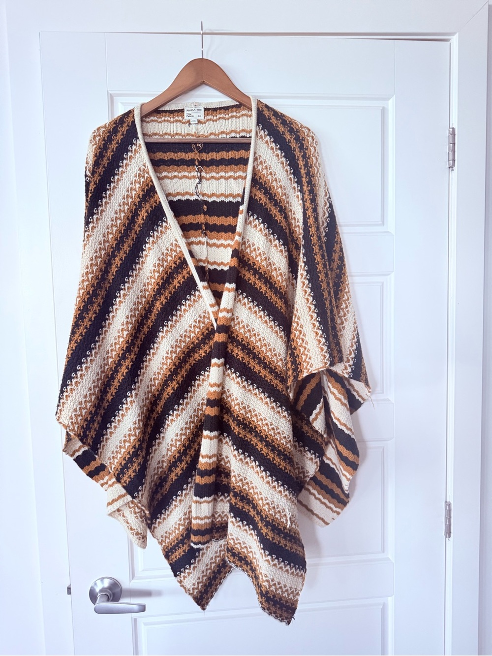 RVCA Turkic poncho sweater